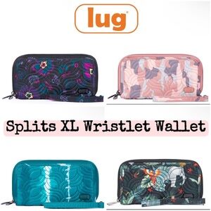 Lug Splits XL Wristlet Wallet NWT